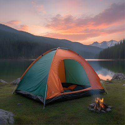 Outdoor Camping Tent Sinlge Door 2.2x2.5m