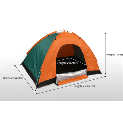 Outdoor Camping Tent Sinlge Door 2.2x2.5m
