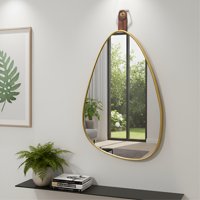 Wall Hanging Mirror Oval Shape