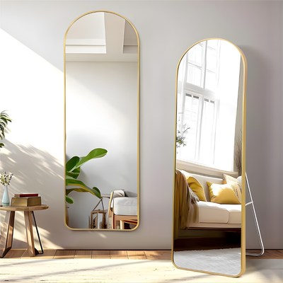Aluminium Frame Metal Standing Mirror