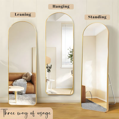 Aluminium Frame Metal Standing Mirror