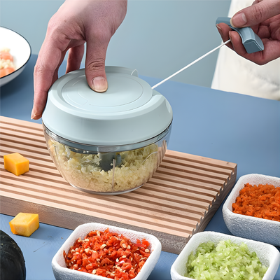 Easy Spin Cutter Vegetable Chopper