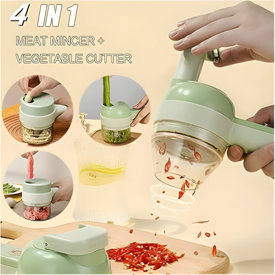 4-in-1 Electric Handheld Food Chopper