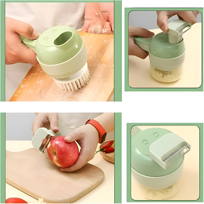 4-in-1 Electric Handheld Food Chopper