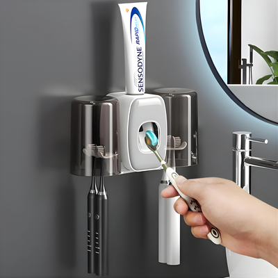 Toothbrush & Toothpaste Holder