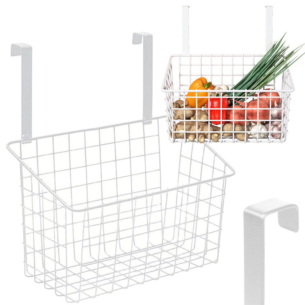 Multipurpose Door Hanging Metal Basket
