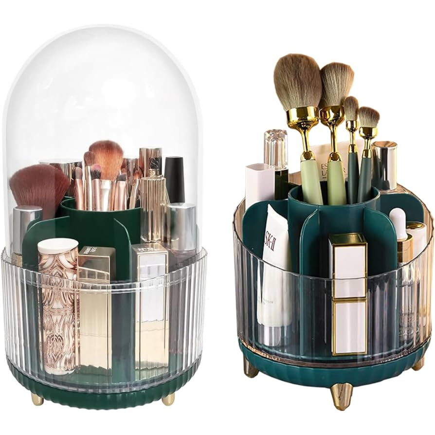 Makeup Brush Holder Oragnizer With Lid