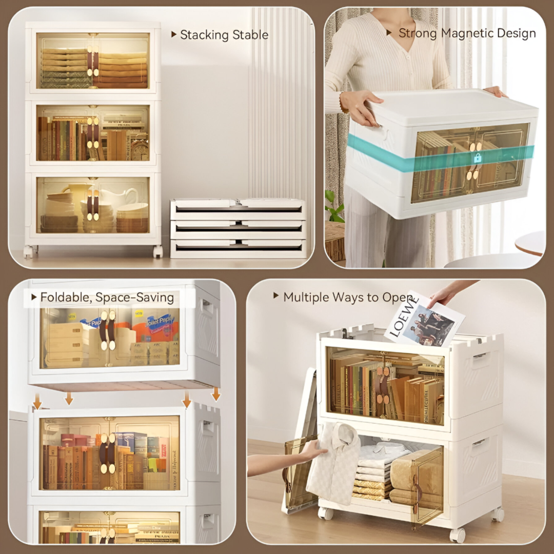 Foldable Storage Cabinet 4 Layer Big