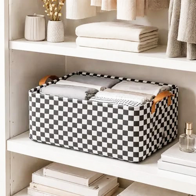 Foldable Clothes Organizer Basket