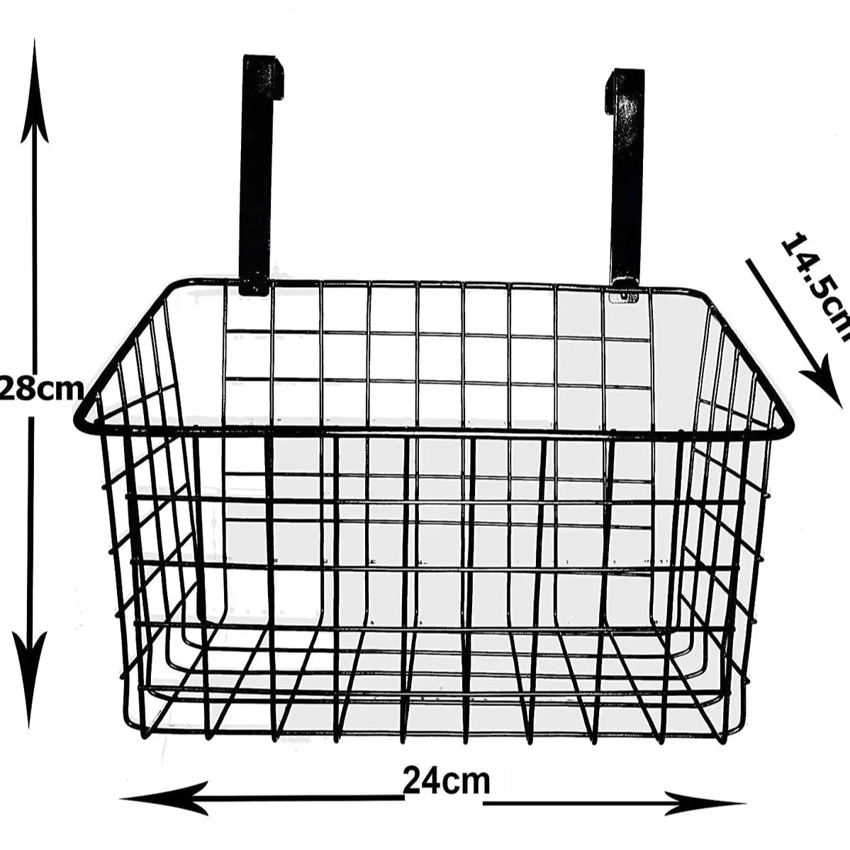 Multipurpose Door Hanging Metal Basket