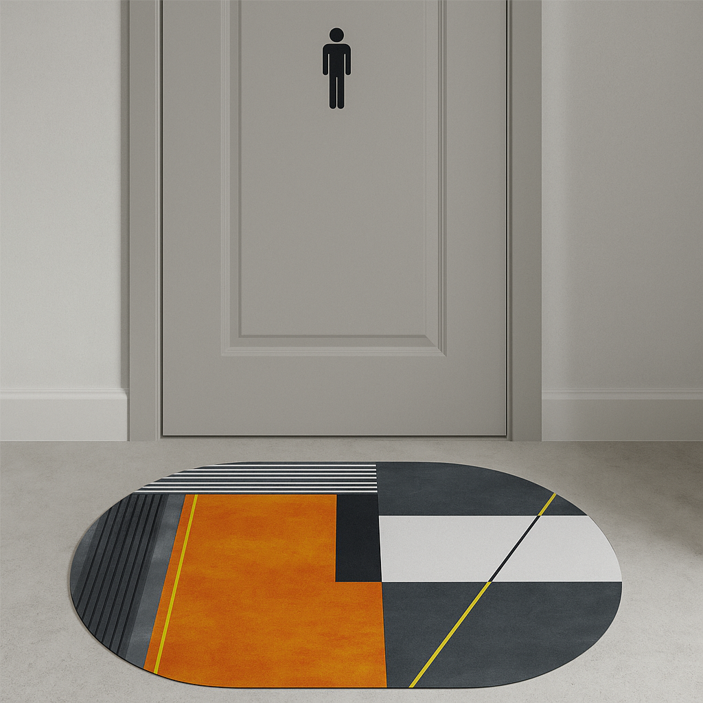 Door Mat Oval Shape