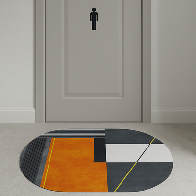 Door Mat Oval Shape