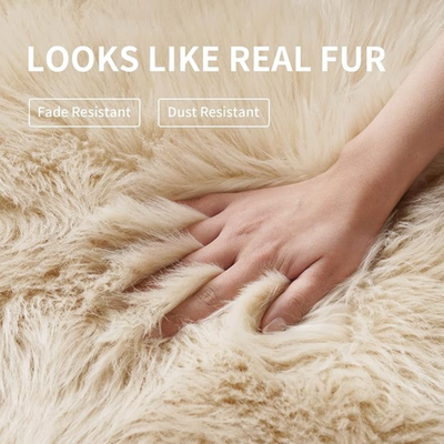 Fluffy Round Rug Floor Carpet