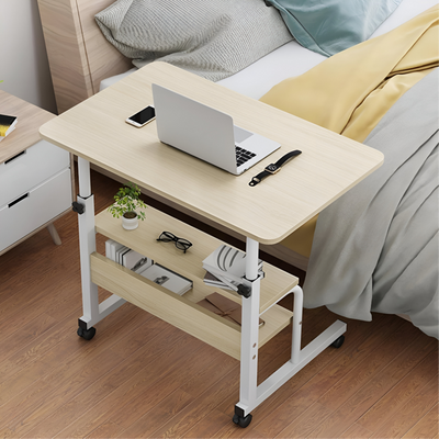 Laptop Stand Wooden Adjustable Shelve