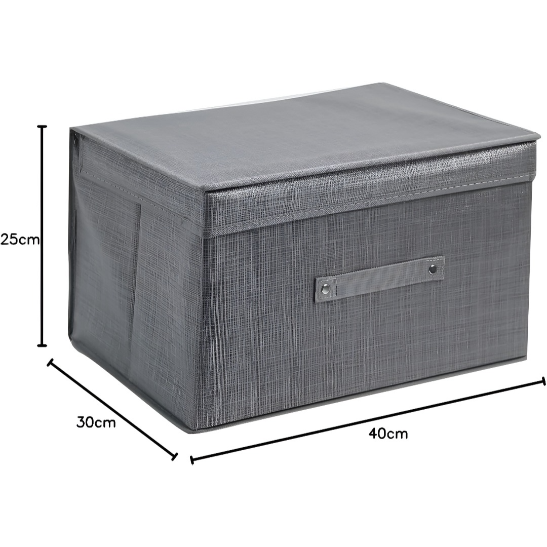 Foldable Clothes Organizer Box With Lid