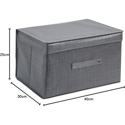 Foldable Clothes Organizer Box With Lid