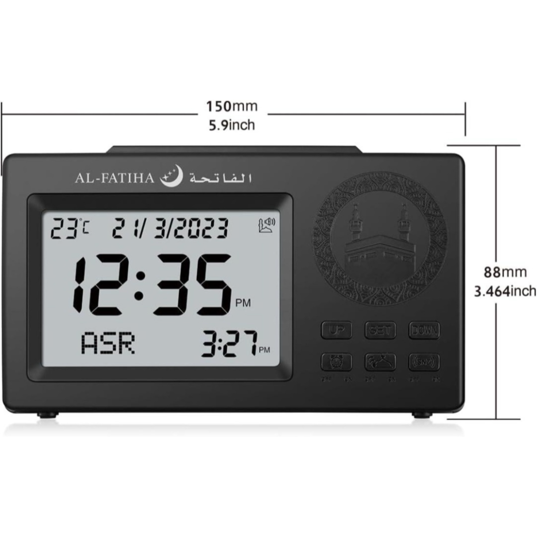 Azan Islamic Digital Table Clock FAJ-106