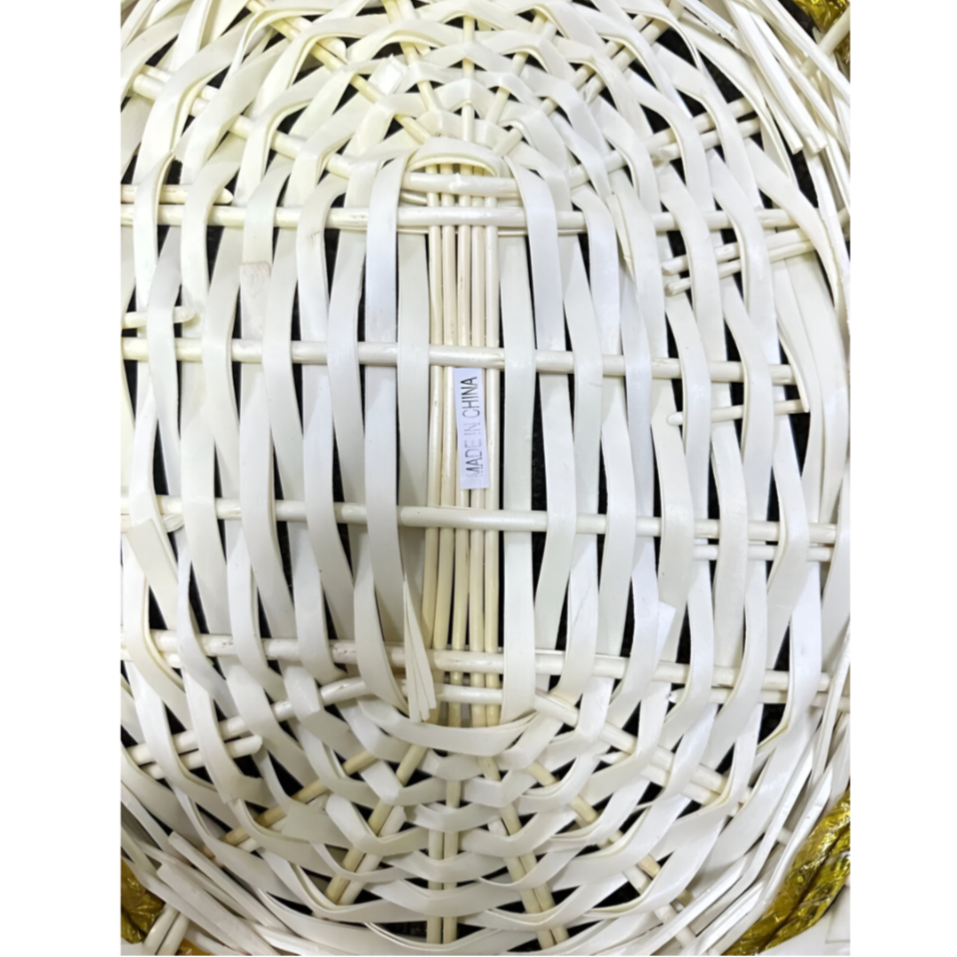 Gift Bamboo Hamper Basket Oval-shape