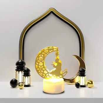 Ramadan Led Candle Light 12.8G - Golden