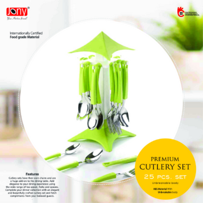 Cutlery Set with Revolving Stand