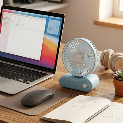 Portable Desk Mini Fan Rechargeable