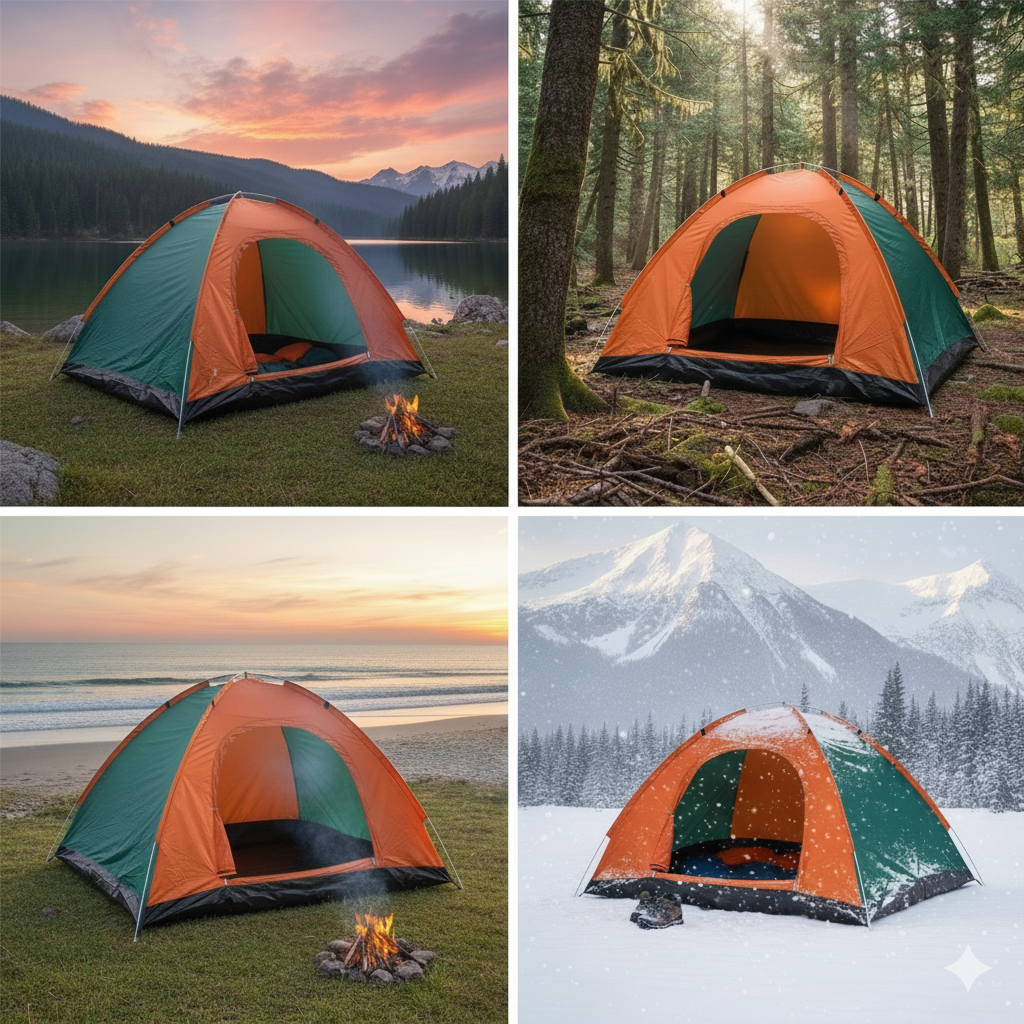 Outdoor Camping Tent Sinlge Door 2X2.5M