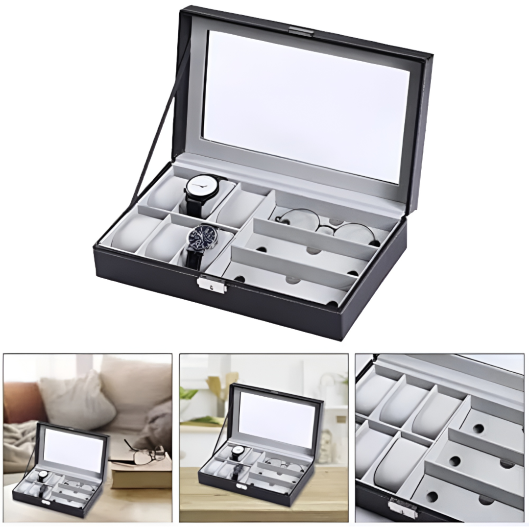 Watch Glasses Storage Box 6+3 Slots