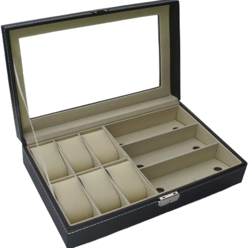 Watch Glasses Storage Box 6+3 Slots
