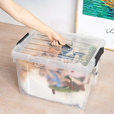 Plastic Transparent Storage Box Small