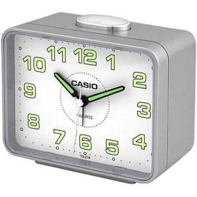 Casio Analog Table Clock Tq-218-8Df Grey