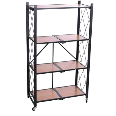 Kitchen Rack 4 layer wooden shelf