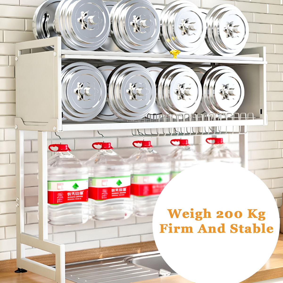 Kitchen Sink Rack With Door