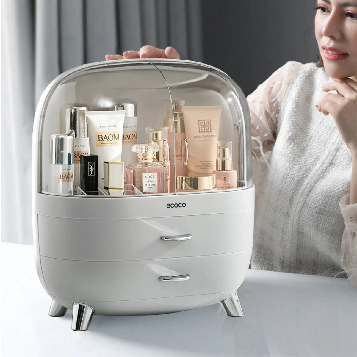 Desktop Cosmetic Storage Box Lid