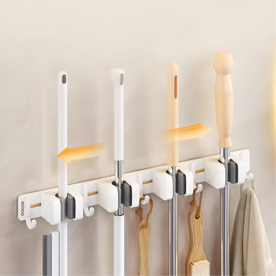Wall Mounted Mop & Broom Holder