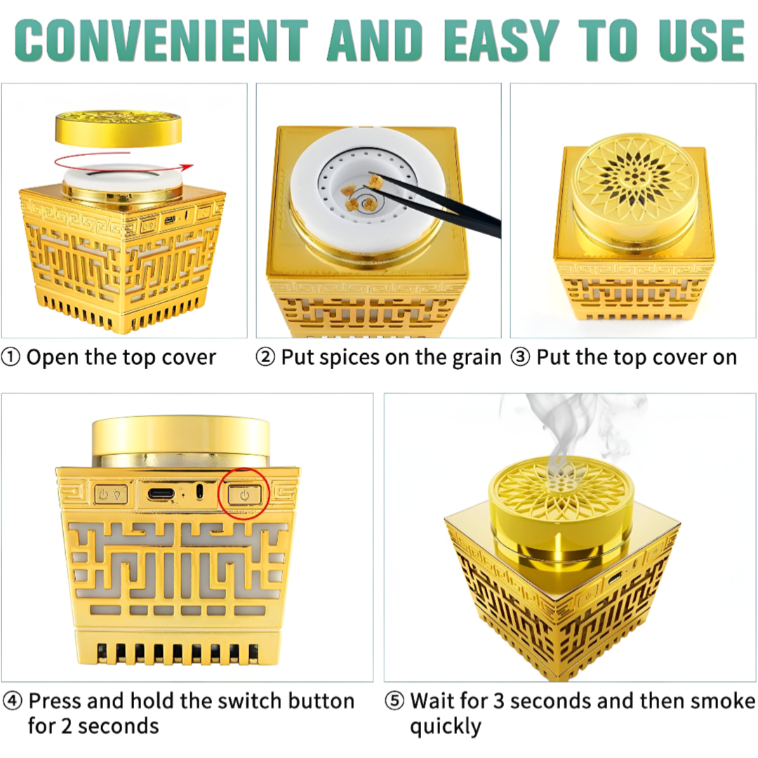 Bakhoor Burner & Quran speaker SQ-209