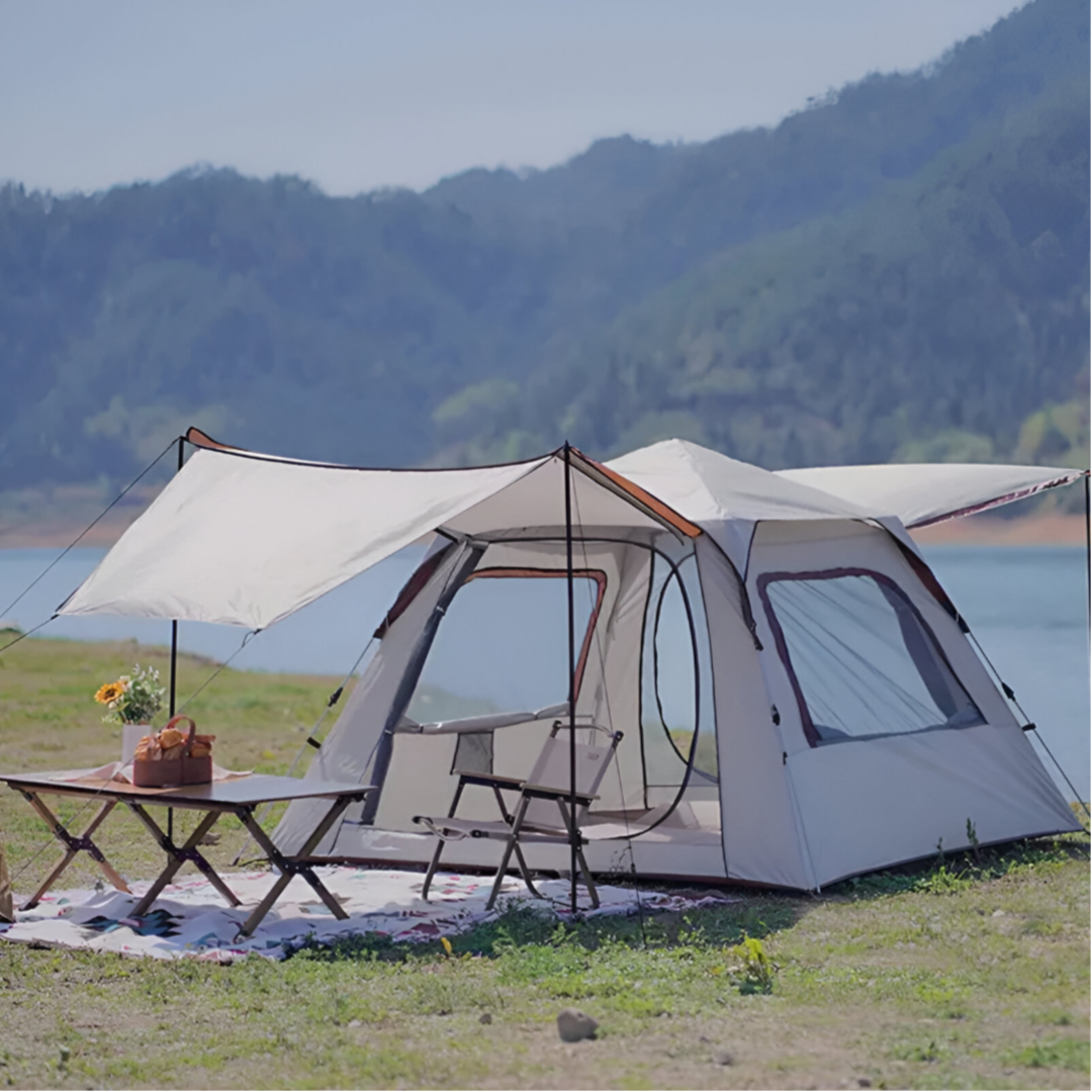 2 In 1 Sunroof Automatic Camping Tent 210x260x160Cm