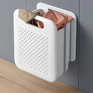 Wall Mounted Foldable Laundry Basket