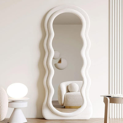 Irregular Wavy Shape Full Length Mirror
