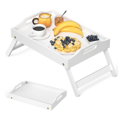 Foldable Bamboo Tray with Bed Table
