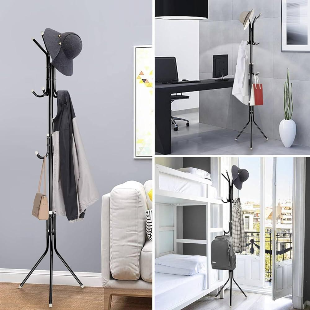 Metal Coat Rack 12 hooks
