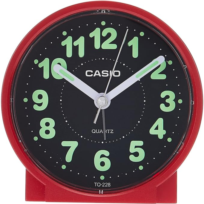 Casio Analog Beep Alarm Table Clock Tq-228-4Df