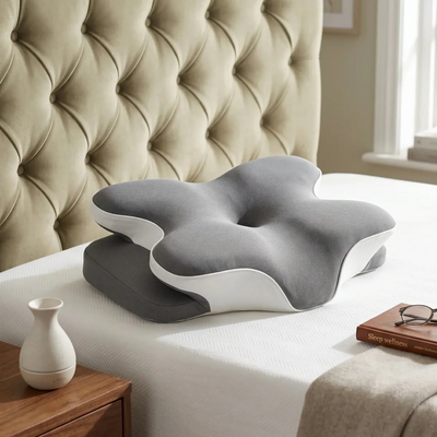 Orthopedic Ergonomic Butterfly Shaped Memory Foam Cervical Pillow