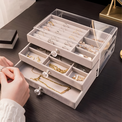 Multilayer Jewelry Organizer Box