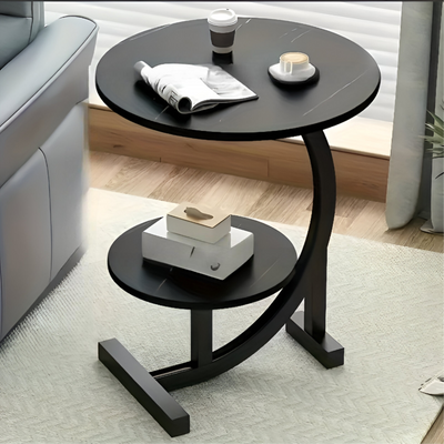 2 Tier Coffee Table Round Shape