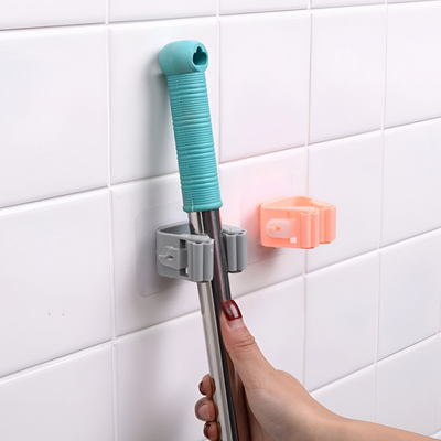 Wall Mounted Mop Hanger 1pcs