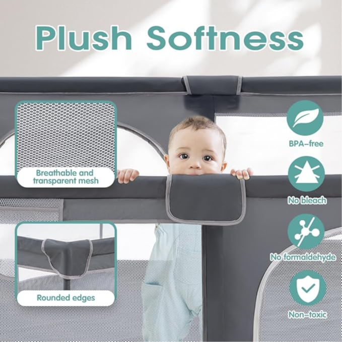 Kids Play Pen With Balls 120X120Cm