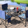 Foldable Camping Table With 4Chair Set