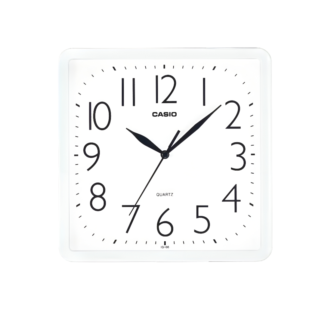 Casio Wall Analog Clock Square IQ06-7DF