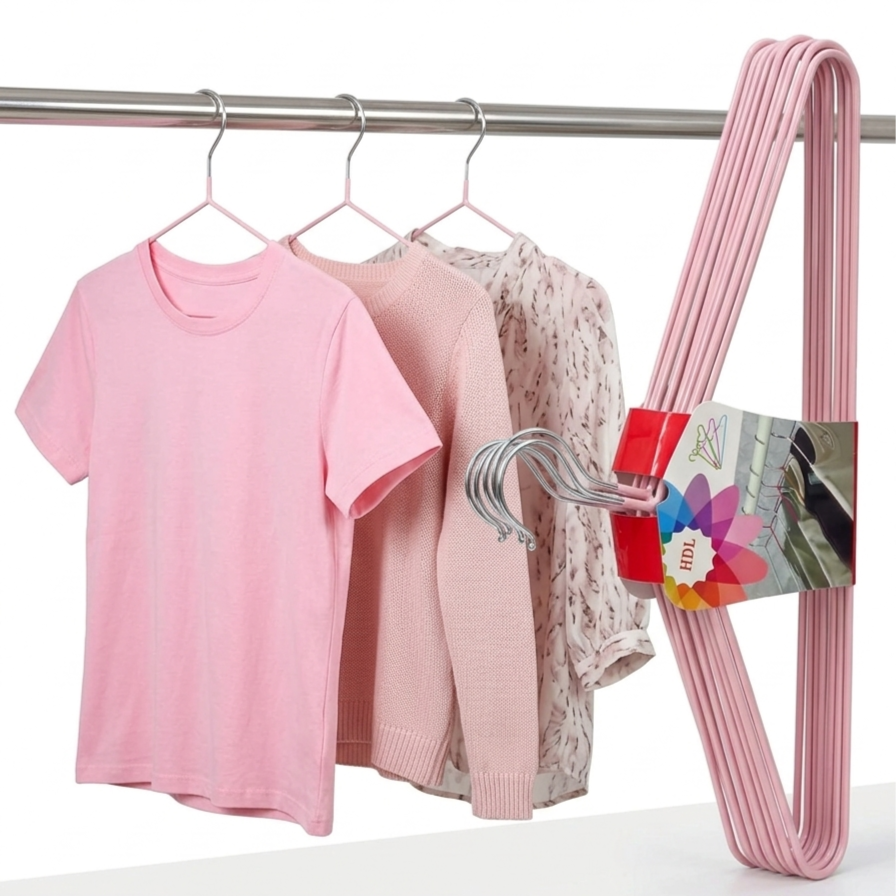 Cloth Hanger Matel Plain 10 Pcs Set