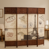 Graphics Designed Foldable Room Partition